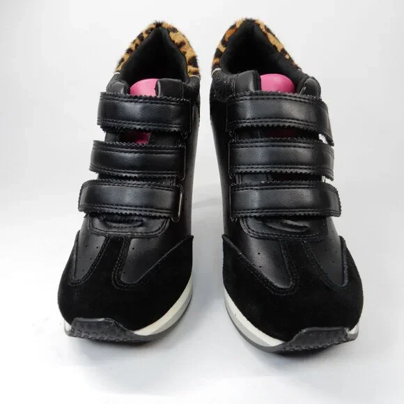 Steve Madden Blaik Stiletto Heels Sneakers Pumps Size 6.5 Black Multi NEW $129 - Picture 4 of 14